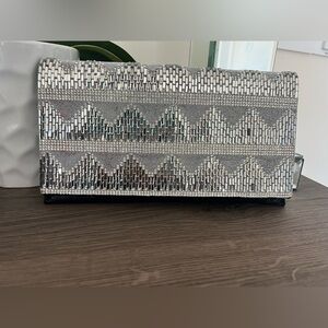 Crystal rhinestone clutch